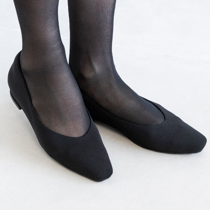 2cmヒールのフォーマルパンプス（S） S‐22.5cm・ブラック｜東京