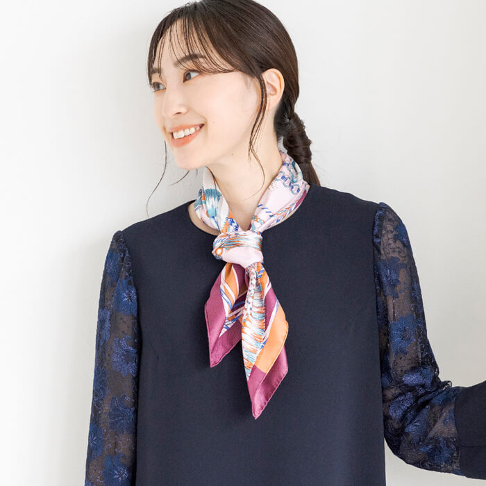 スカーフ(5831312)｜ワイン｜マニプリ