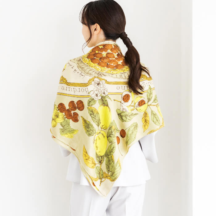 ストール(5831313)｜イエロー｜マニプリ