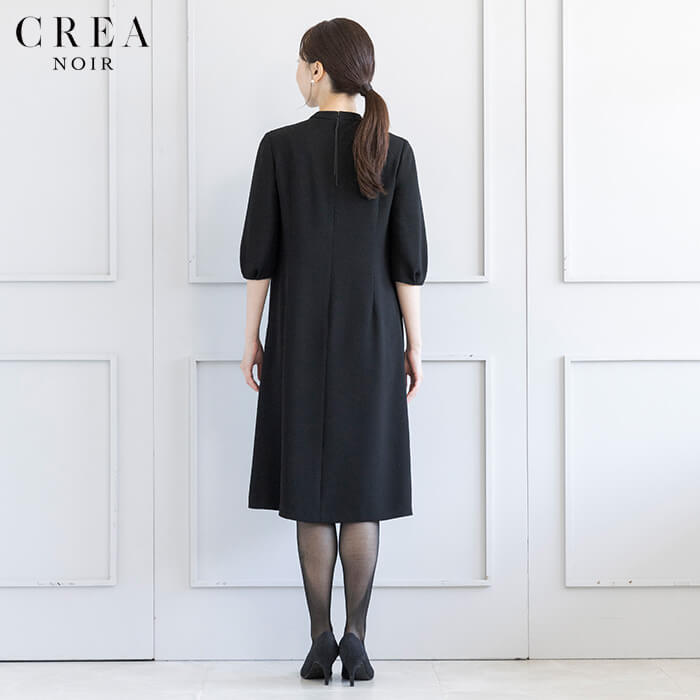 洗える｜コンパクトシルエットのアンサンブル 9号・ブラック｜東京