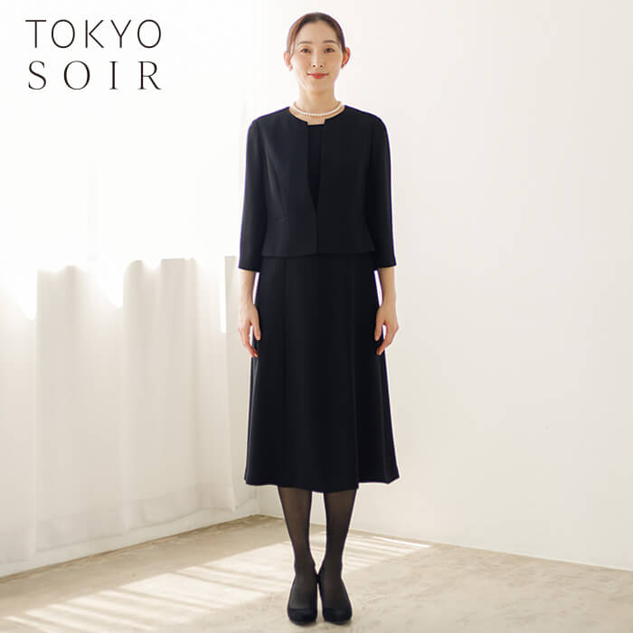 東京ソワール　ブラックフォーマル　9号　新品未使用 ブラックフォーマル(7403100)9号・ブラック｜東京ソワール