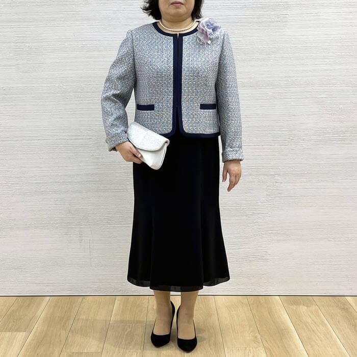 未使用のノーカラージャケット　東京ソワール　RIFANNE 15号 楽天市場】美品【中古】東京ソワール RIFANNE 大人ノーカラー