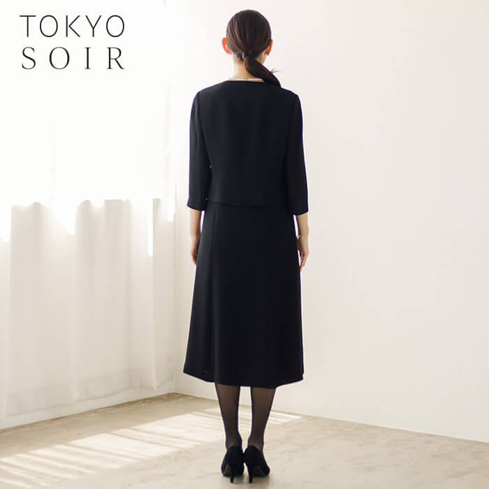 東京ソワール　ブラックフォーマルセットアップ　9号 ブラックフォーマル(7403100)9号・ブラック｜東京ソワール