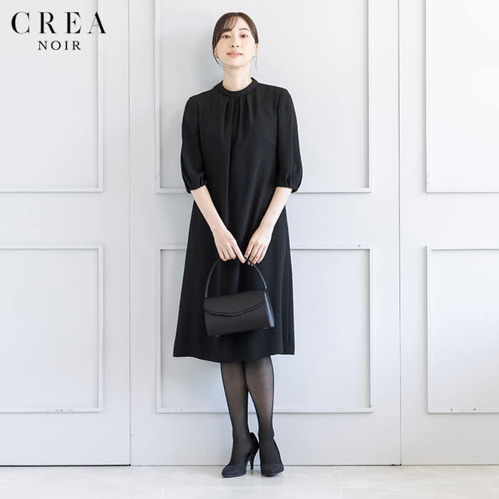 洗える｜コンパクトシルエットのアンサンブル 9号・ブラック｜東京