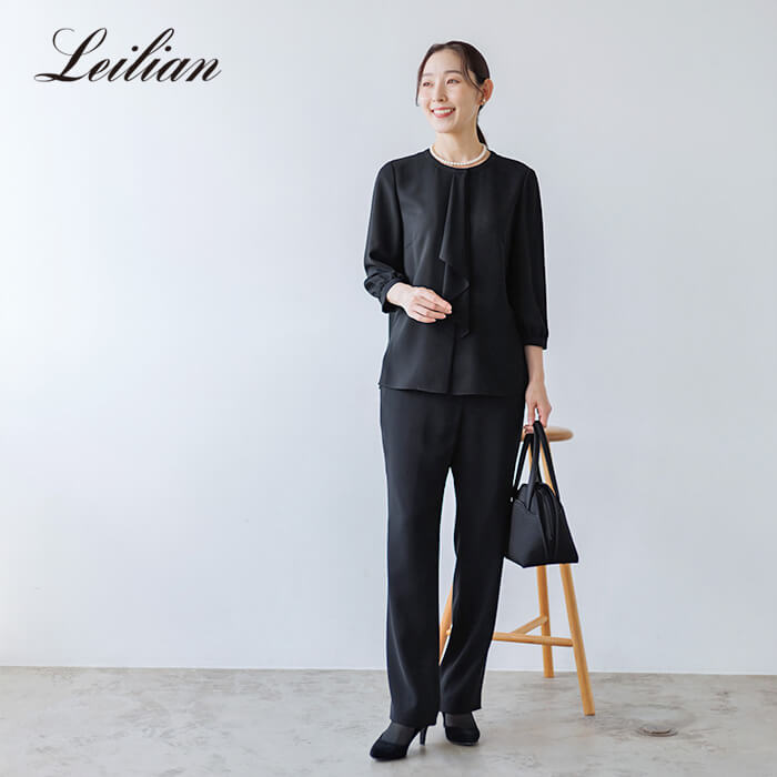 ブラックフォーマルパンツスーツ(3608143)7号・ブラック｜東京