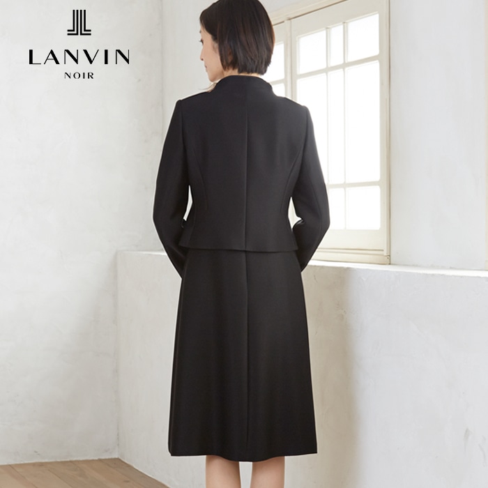 お手軽価格で贈りやすい 新品 LANVIN 東京ソワール ブラックフォーマル 