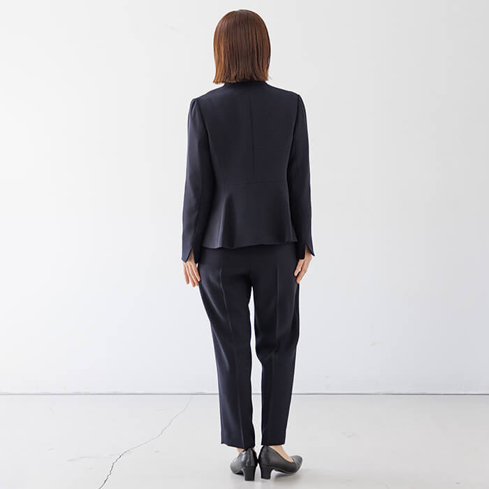 cahoさんコラボ｜小柄さん向けネイビーパンツセットアップ 9号