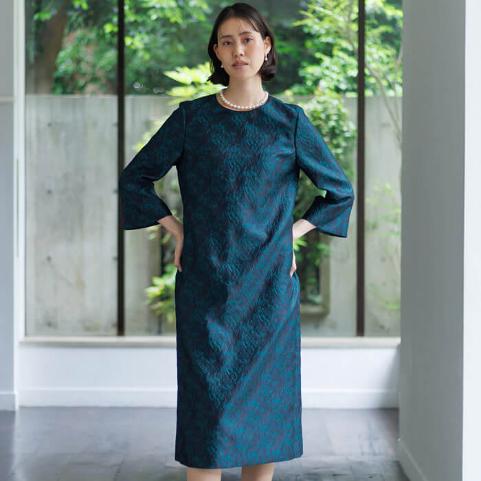 ワンピース(6401121)9号・グリーン｜東京ソワールオンラインストア