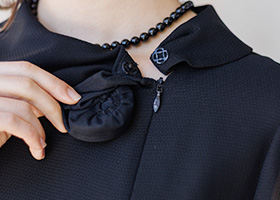 前開きファスナー