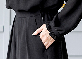 両側にポケット