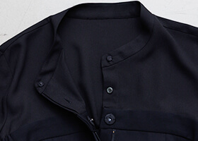 前開きファスナー