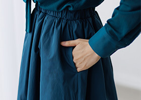 嬉しい両サイドポケット付き