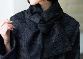 ストール(5331211)｜ブラック｜ランバンノワール