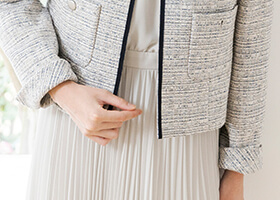 袖口折り返し仕様