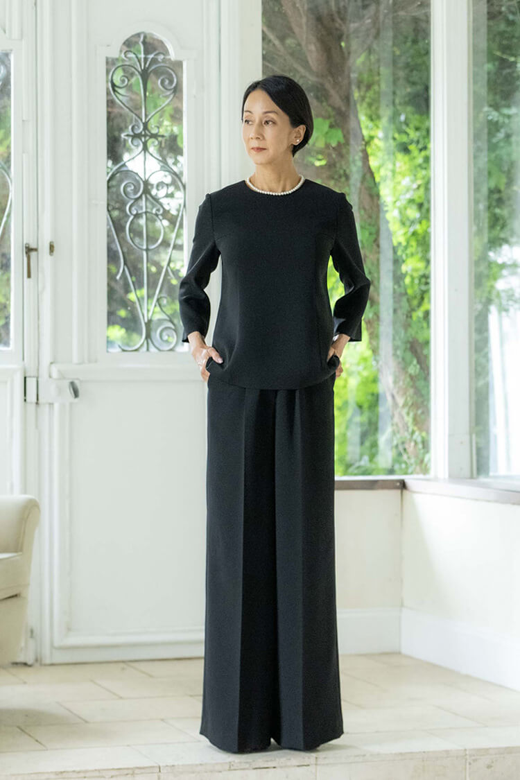 中村江里子セレクション Ave.KIKI×東京ソワール フォーマルパンツスーツ