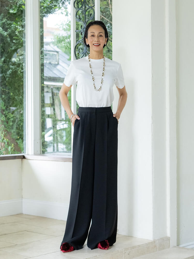 中村江里子セレクション Ave.KIKI×東京ソワール フォーマルパンツスーツ