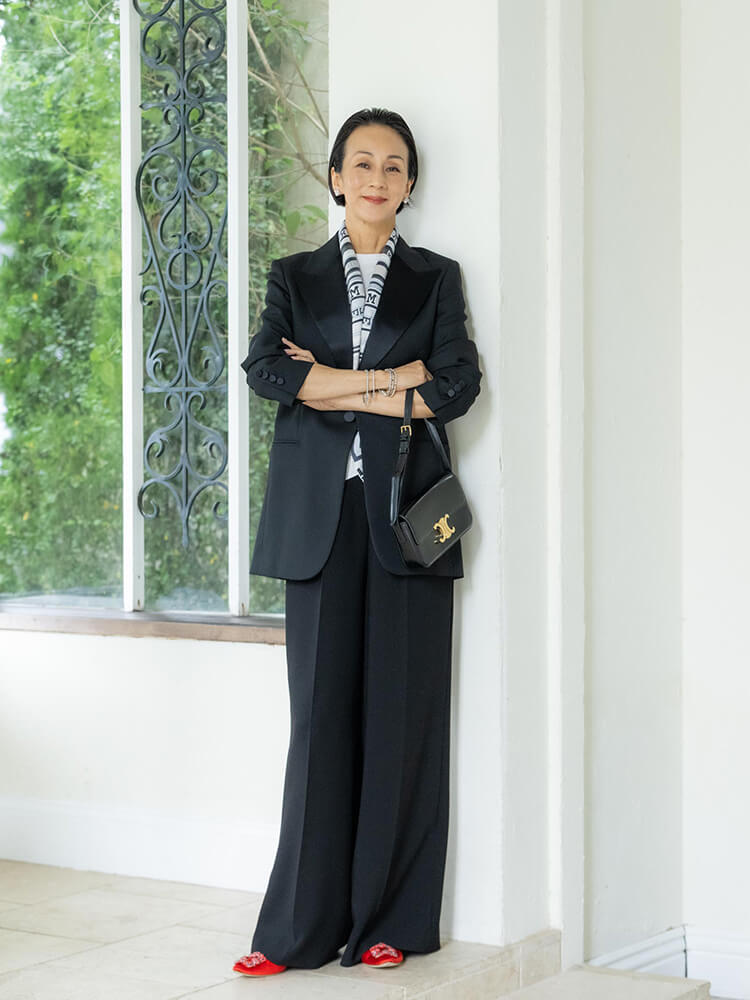 中村江里子セレクション Ave.KIKI×東京ソワール フォーマルパンツスーツ