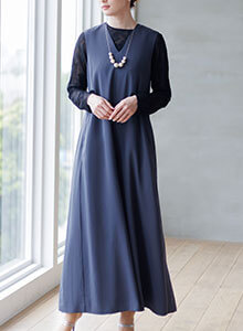 WEB限定|ワイドオールインワン×レーストップスのセットアップ