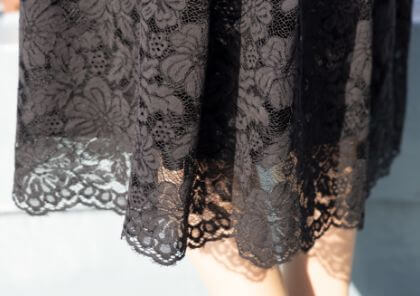 Bow Tie Lace Dress　きれいな景色に思わず見惚れて