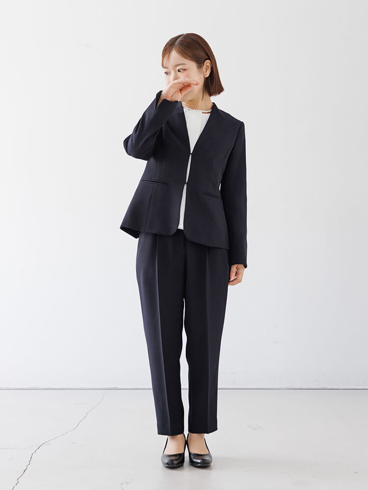 小柄さん向けのセレモニースーツ 小柄人気インフルエンサーcahoさん