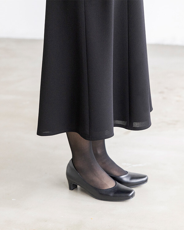 cahoさんコラボ|小柄さん向けミモレ丈のアンサンブル