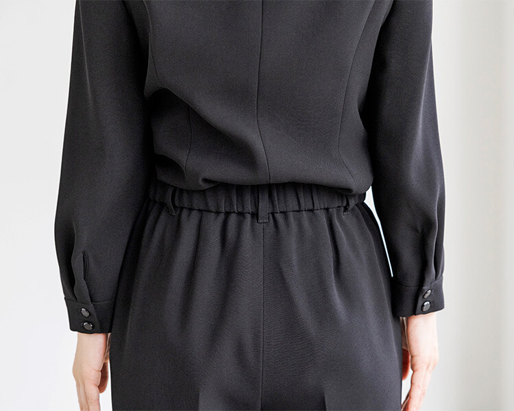 cahoさんコラボ|小柄さん向けテーパードのパンツスーツ