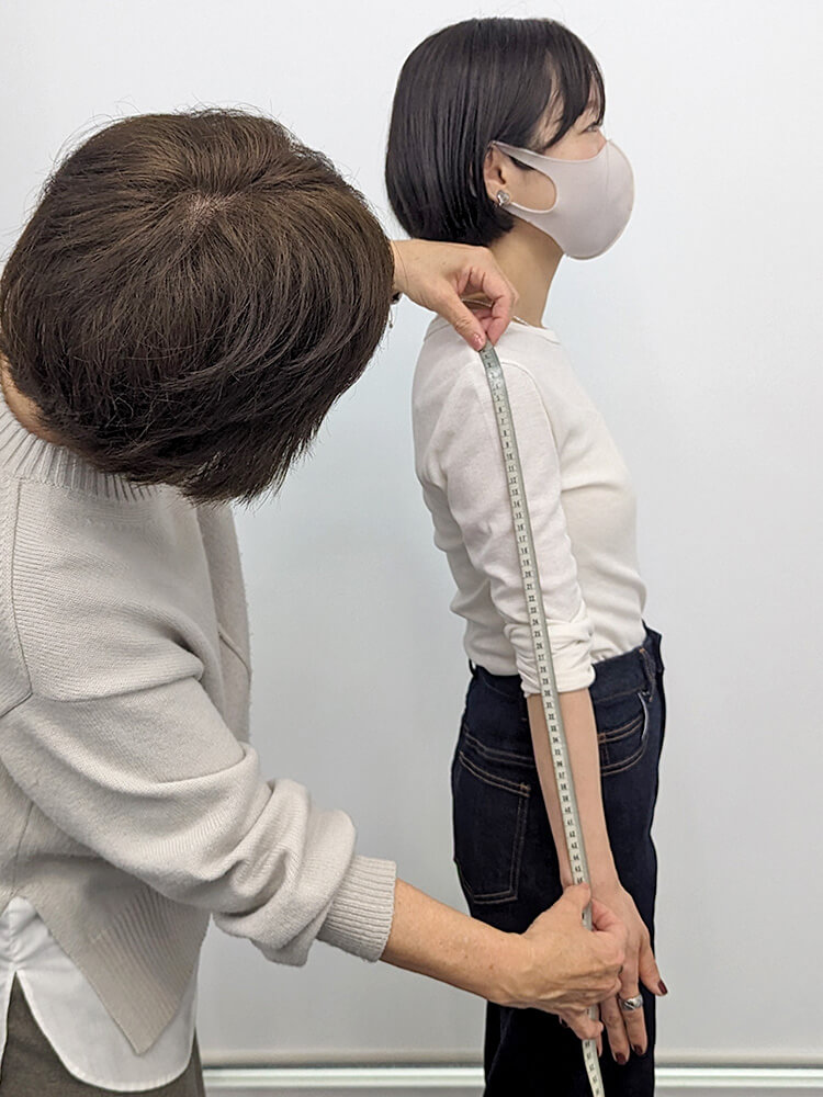 cahoさんをサンプルに全身を計測。