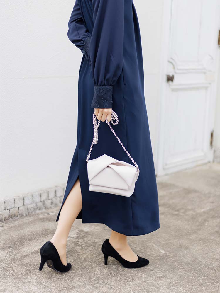 5連パールが華やぐ「ハレノヒドレス」