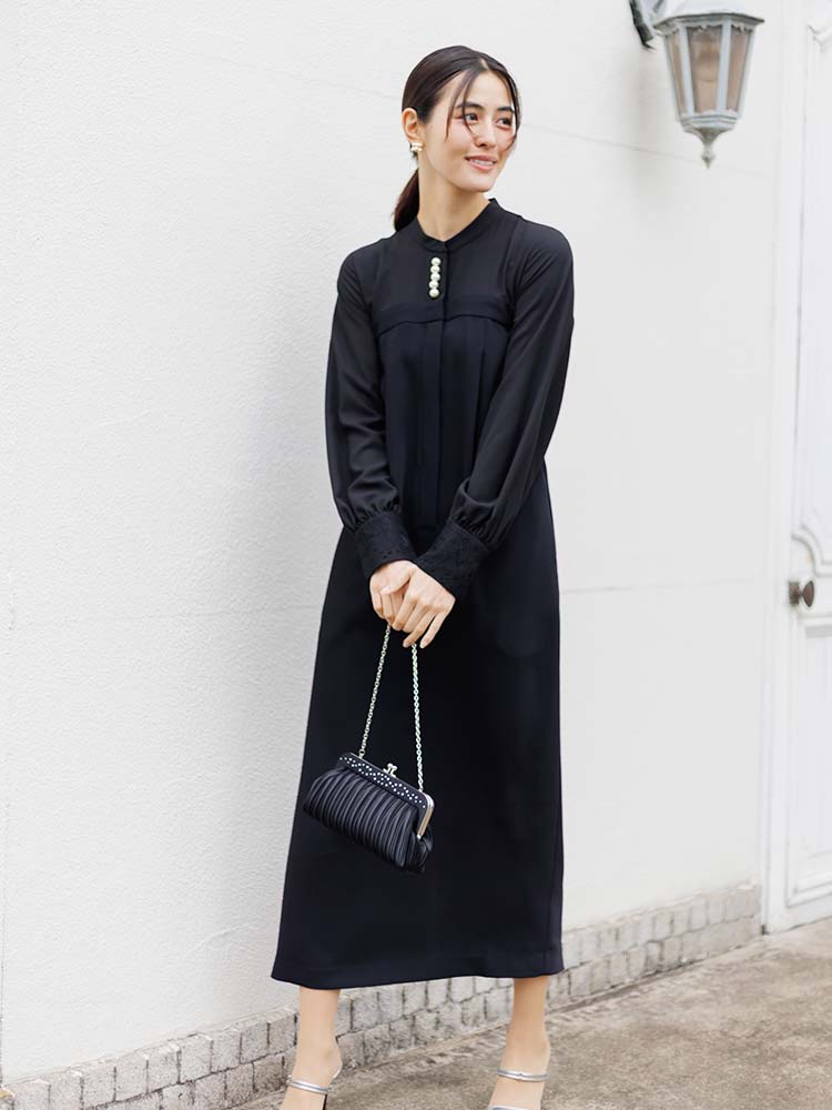 5連パールが華やぐ「ハレノヒドレス」