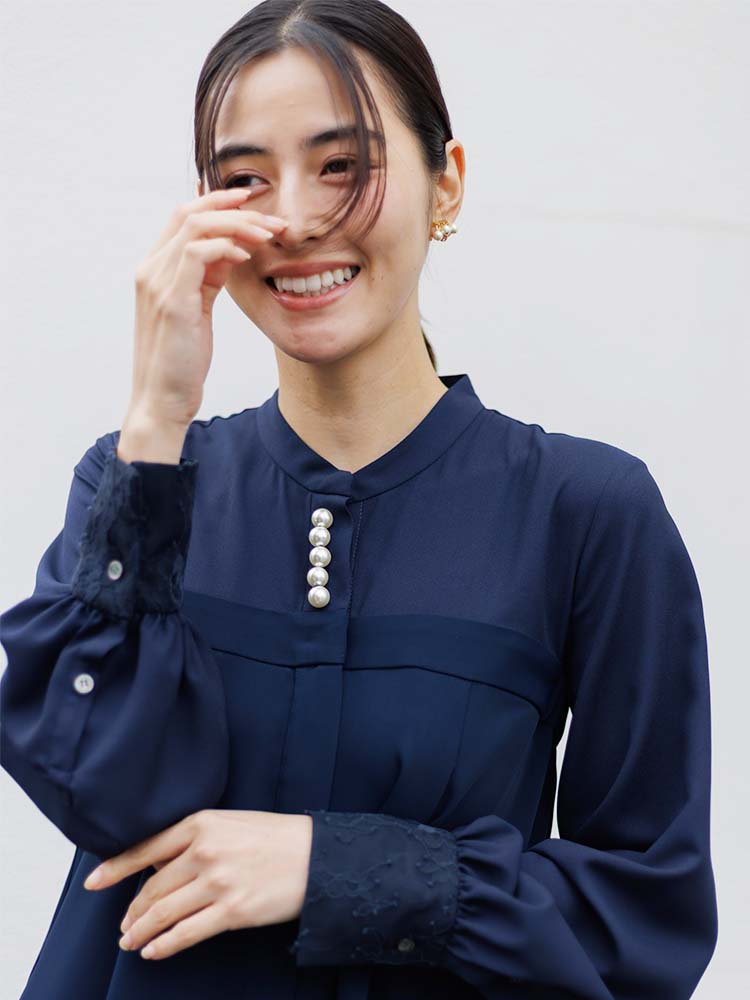 5連パールが華やぐ「ハレノヒドレス」